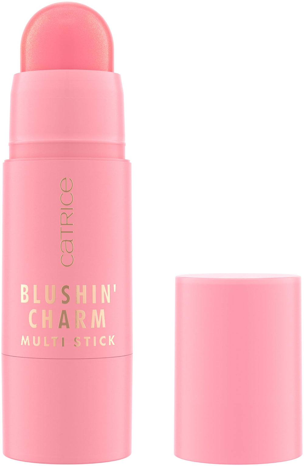 Catrice Blushin' Charm front stick showing compact packaging and shade