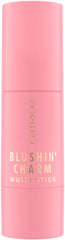 Catrice Blushin' Charm swatch on arm demonstrating buildable color payoff