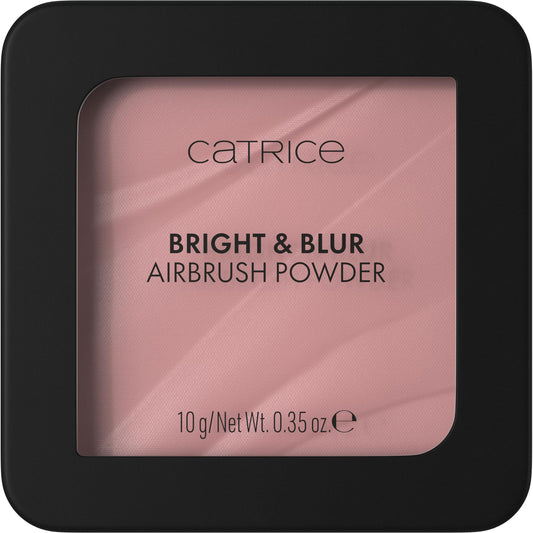 Catrice compact front view showing sleek packaging and powder finish for easy travel