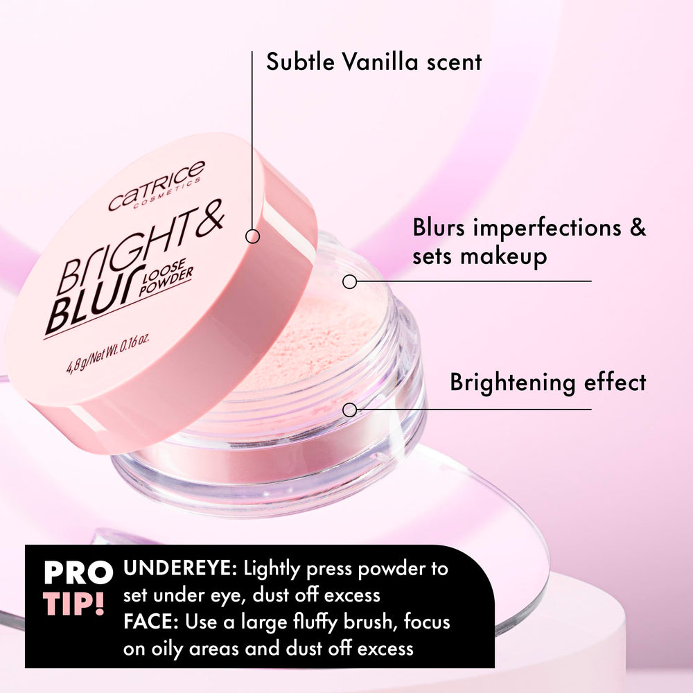 Catrice Cosmetics powder texture close-up highlighting ultra-fine blur benefit