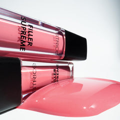 Catrice texture drop detail showing glossy formula for visible hydration and plumping benefit