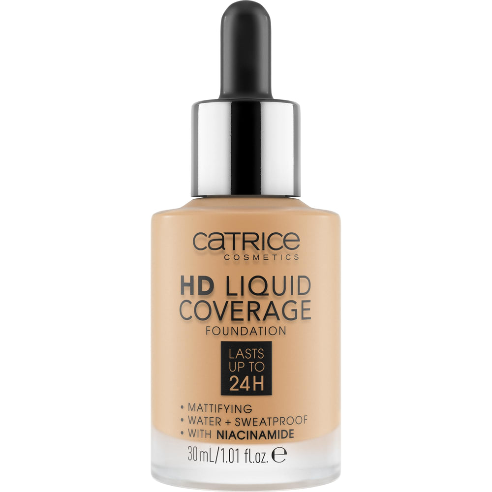 Catrice dropper delivering precise foundation amount for controlled application and less waste
