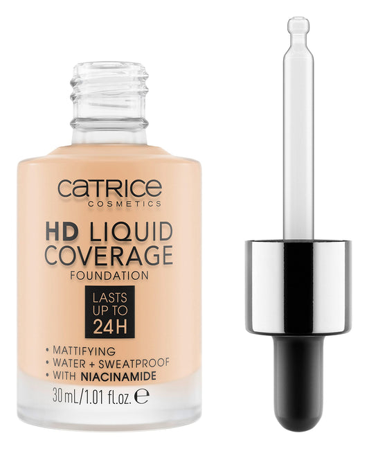 Catrice bottle front view showing sleek packaging and shade identification for convenient selection