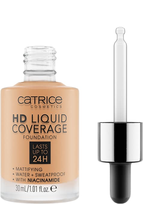 Catrice front bottle showing label and matte finish benefit