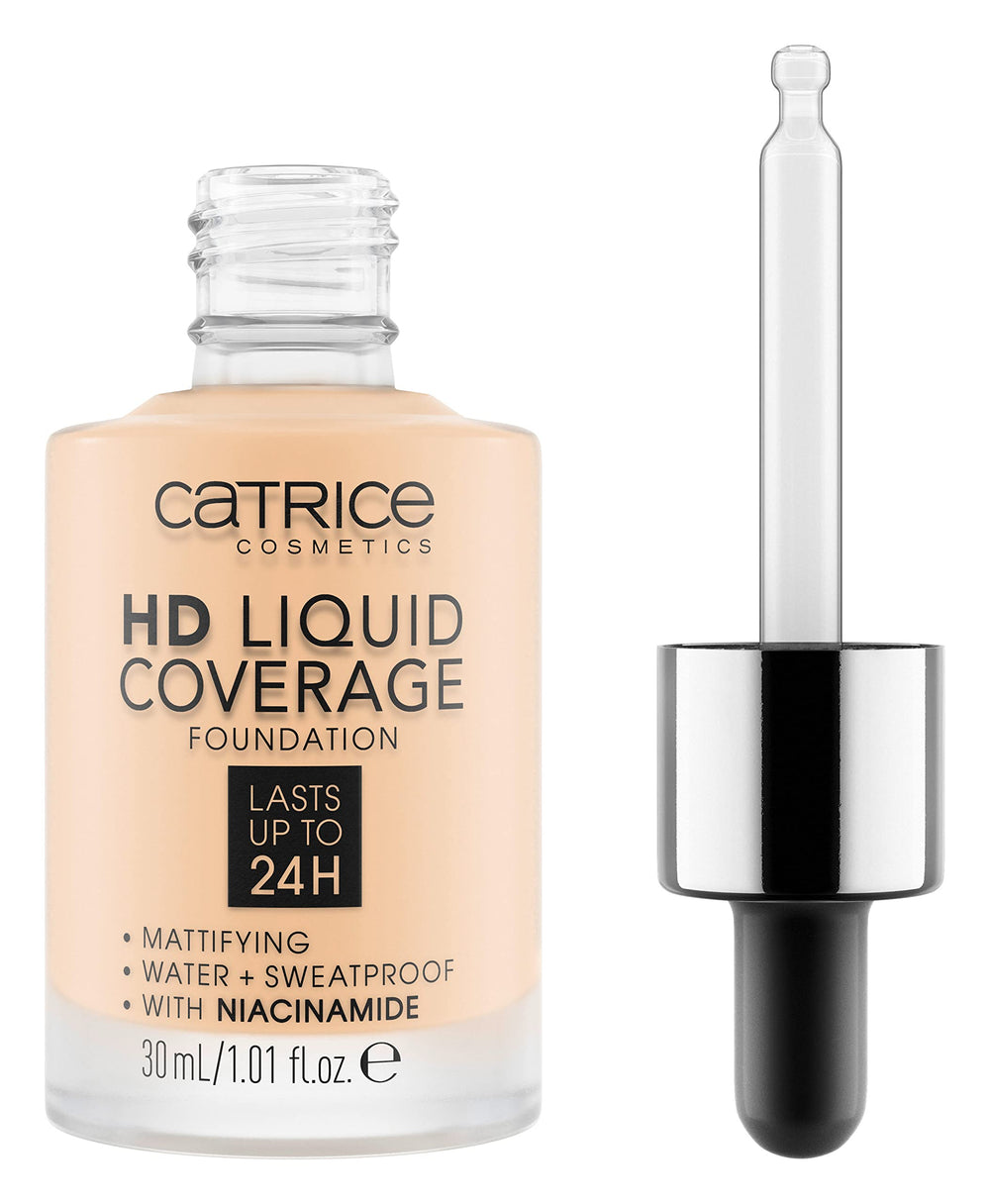Catrice front bottle showing sleek packaging and reliable coverage