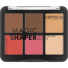 Catrice Magic Shaper front view open palette showing six shades and easy portability