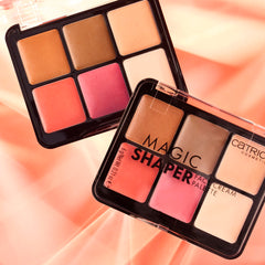 Catrice Magic Shaper styled in a makeup bag scene showing ready-to-go convenience