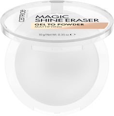 Catrice gel-to-powder texture close-up demonstrating silky feel and blur effect