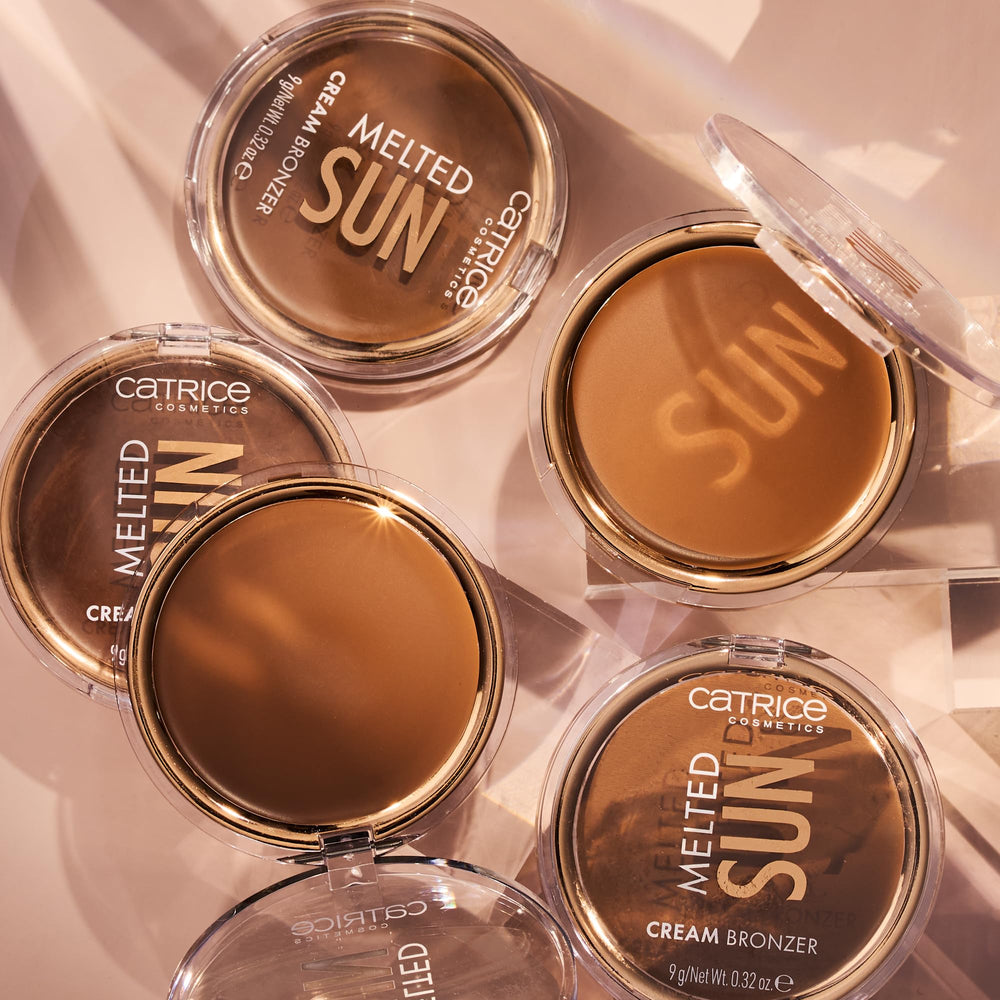 Catrice melted sun cream bronzer in lifestyle setting adding effortless glow