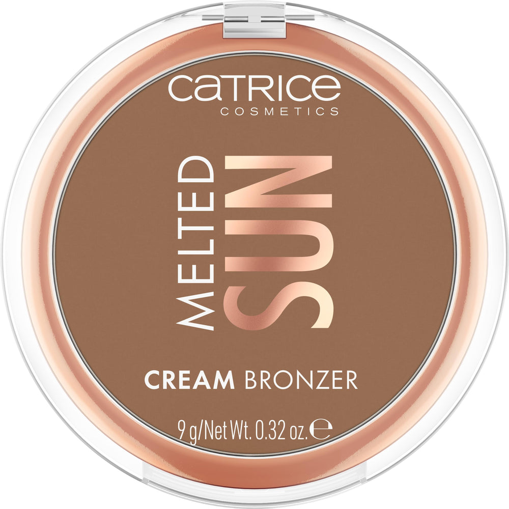 Catrice melted sun cream bronzer texture swipe demonstrating smooth blendability