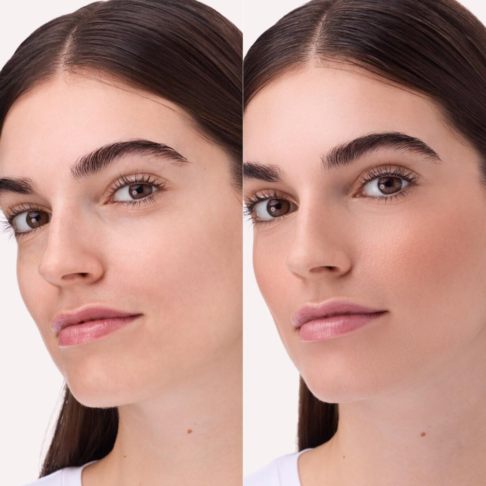 Catrice blush on vanity with mirror, presents everyday clean-beauty aesthetic