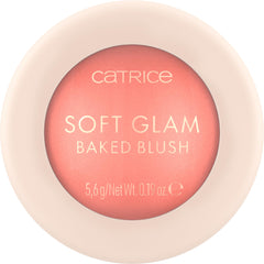 Catrice front compact showing Cheeky Coral shade and sleek packaging for easy travel