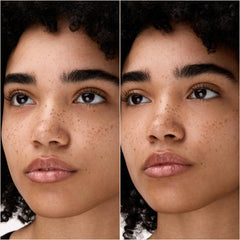 Catrice liquid texture blended on skin illustrating lightweight luminous finish