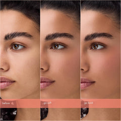 Catrice close-up of mousse texture highlighting soft-focus blurring effect