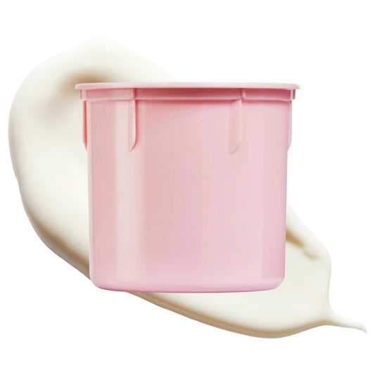 Caudalie cashmere cream refill front packaging shows branding and eco-friendly jar benefit