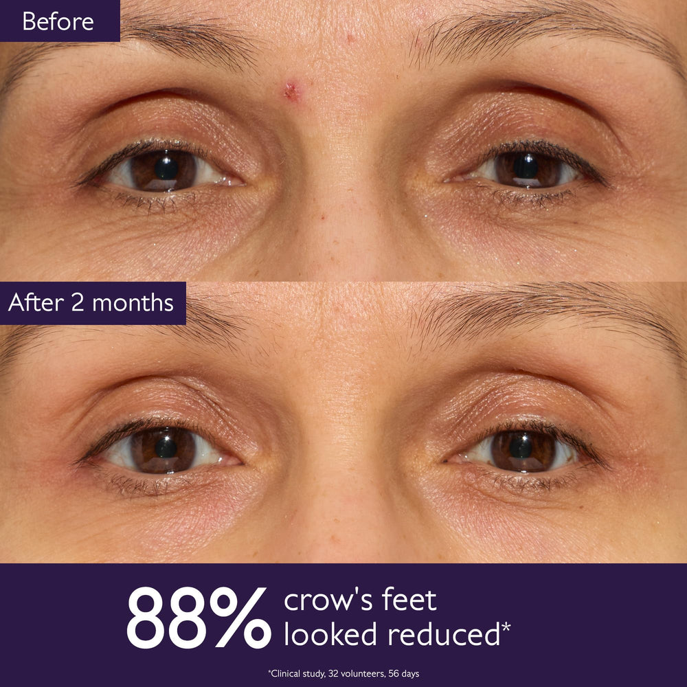 Caudalie cream texture swirl highlighting hyaluronic hydration and smoothing benefit