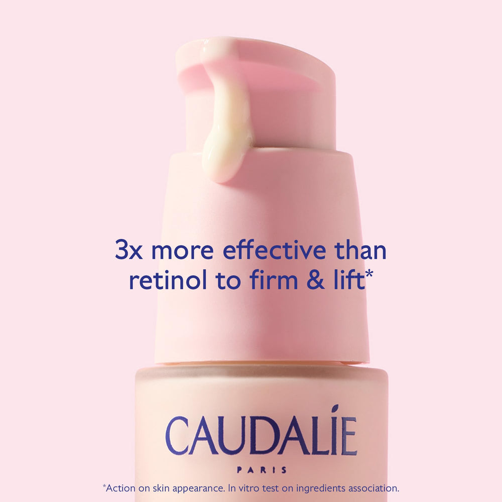 Caudalie aluminum refill tube displayed for sustainable refill and reduced waste