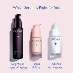 Close-up of resveratrol ingredient highlighting Caudalie antioxidant firming support