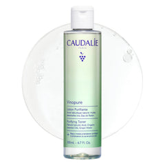 Caudalie Vinopure front bottle view showing packaging and calming benefit