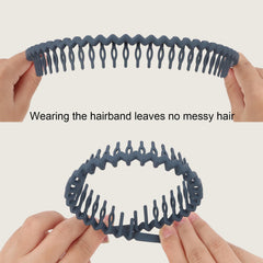 CAVETEE headbands styled in front of mirror for quick outfit upgrade benefit