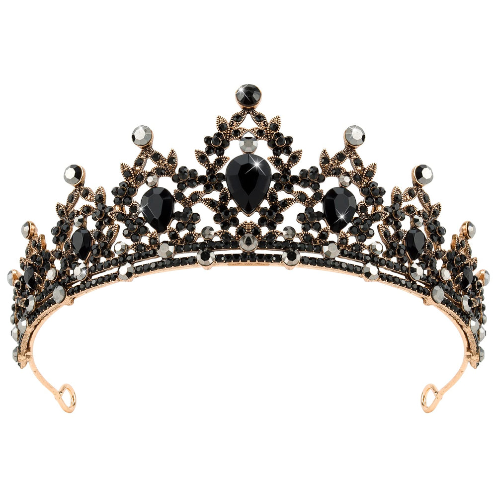 CAVETEE crown front view showing ornate baroque design and dramatic presence