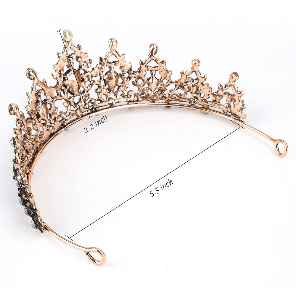 CAVETEE crown worn in updo demonstrating secure fit and styled effect