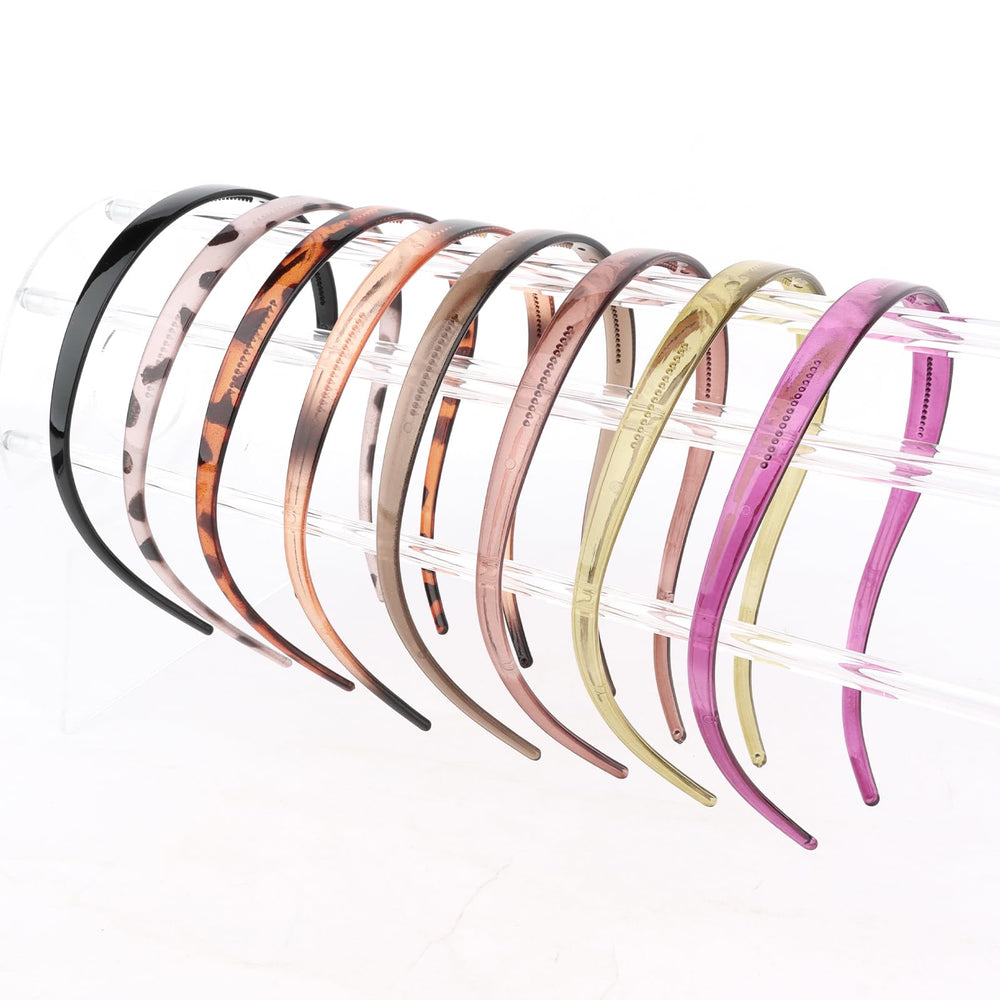 CAVETEE in bathroom during beauty routine keeping hair away while applying skincare