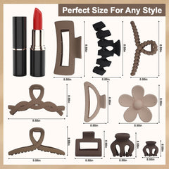 CAZYTOYZ large jaw clip in bun offering secure hold benefit