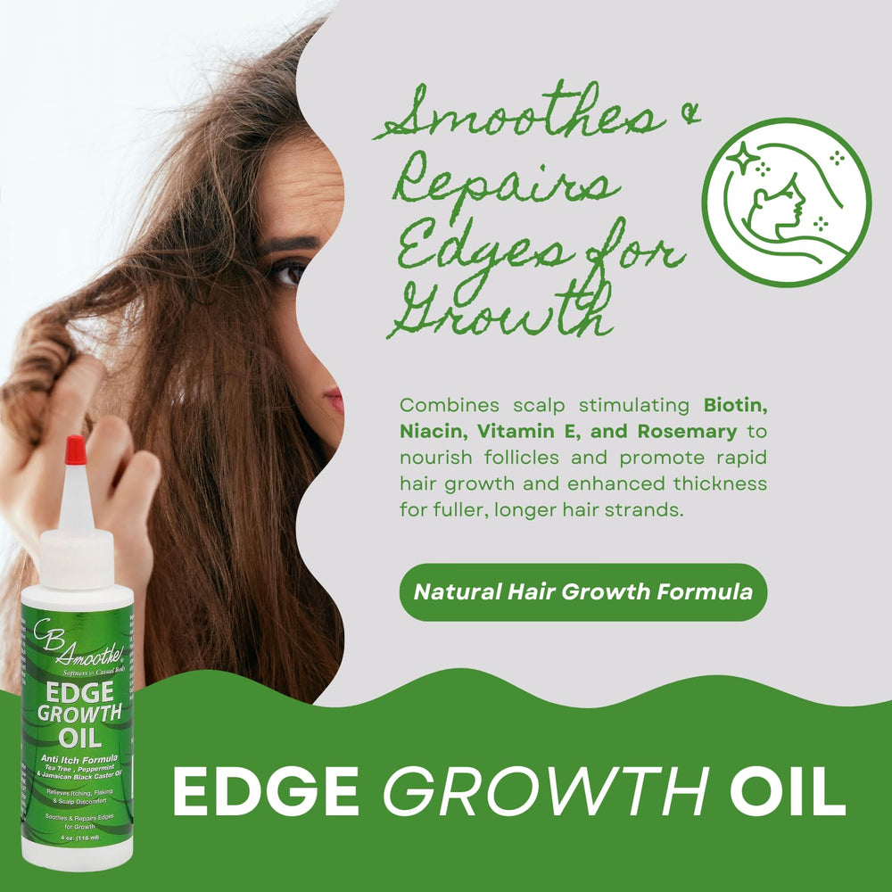 C B SMOOTHE oil pouring to show lightweight texture and quick absorption benefit
