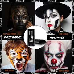 CCbeauty used for cosplay stage makeup showing versatile bold theatrical effect