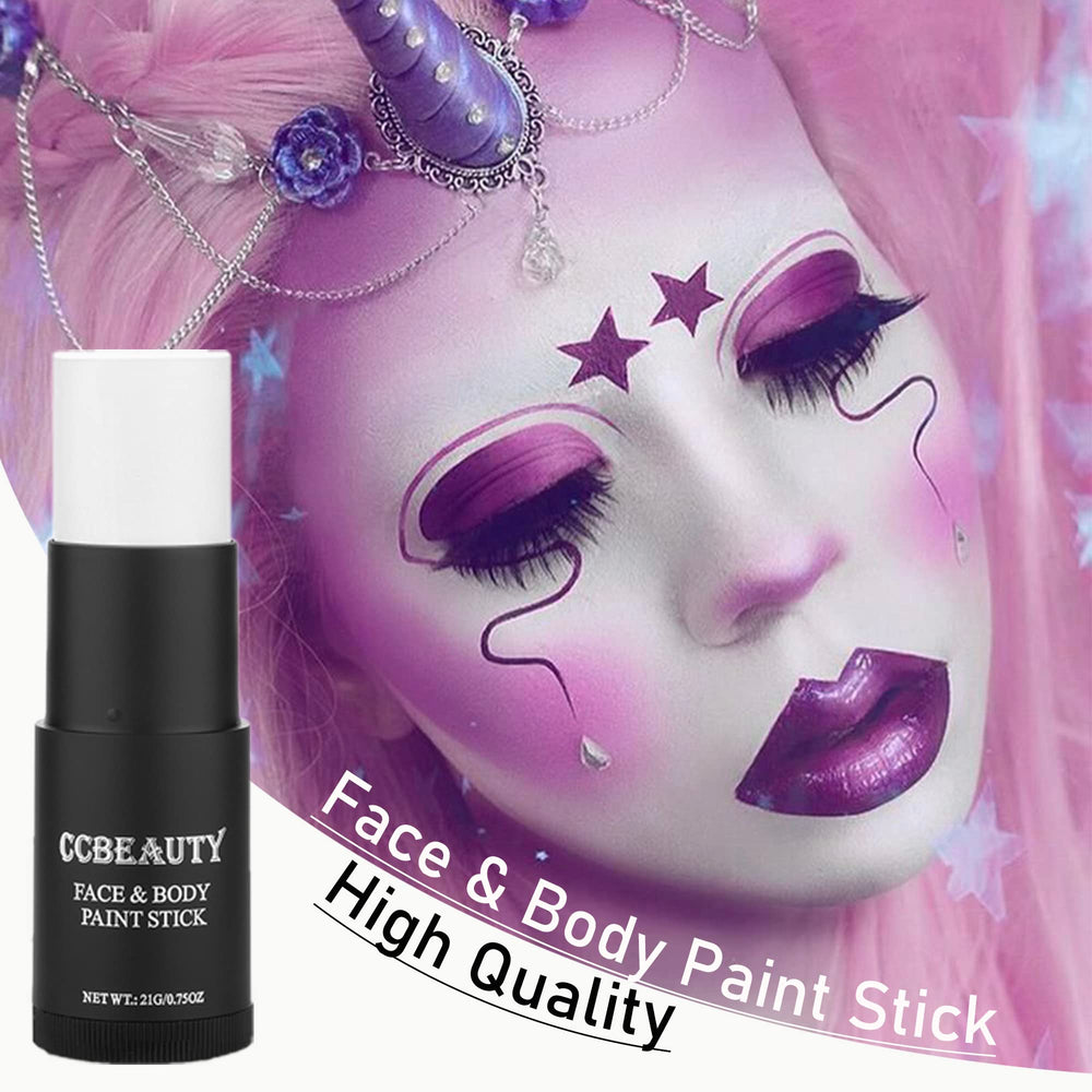 CCbeauty paint stick held in hand for compact size and travel benefit