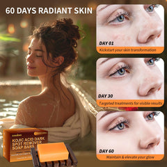 ceedoo bar label close-up listing kojic acid and active ingredients benefits