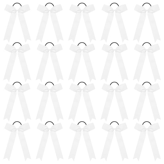 CEELGON front packaging showing 20 white cheer bows with tidy presentation and convenience