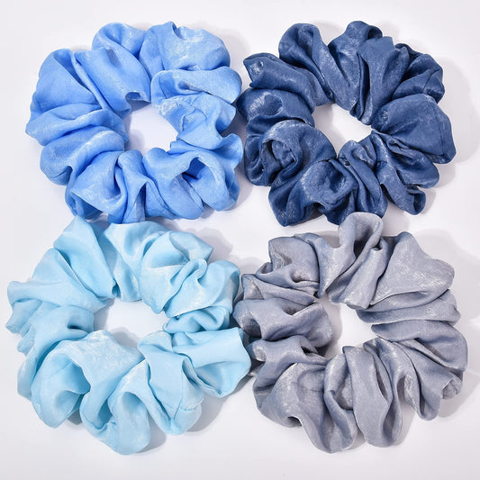 CEELGON front packaging showing four blue-series scrunchies and neat presentation benefit display