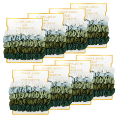 CEELGON front packaging showing gradient green scrunchie cards and gift ready presentation