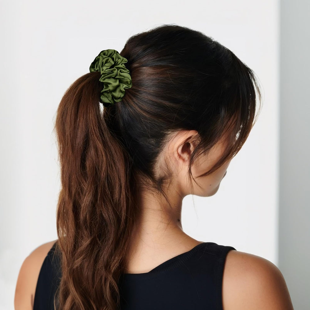 CEELGON scrunchie worn on wrist as accessory offering convenient on-the-go styling