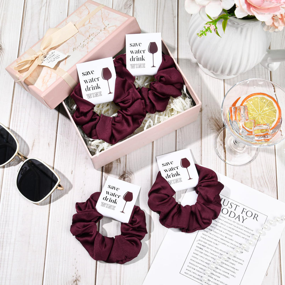 CEELGON scrunchies on display board presents easy guest selection at events