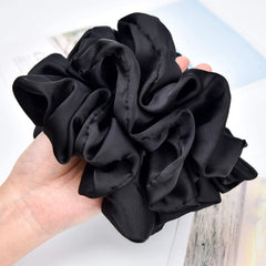 CEELGON scrunchie beside ruler showing 6.25 inch diameter for scale