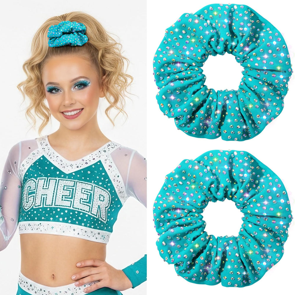 CEELGON scrunchie stored flat with care tips to preserve rhinestone shine