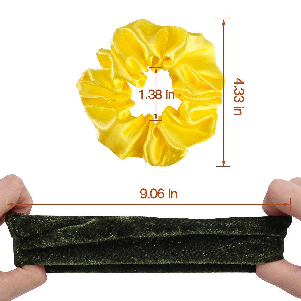 Cehomi chiffon flower scrunchie detail showing delicate petals and decorative effect