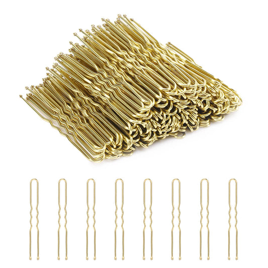 Cehony front packaging showing 200 blonde U-shaped hair pins useful for events