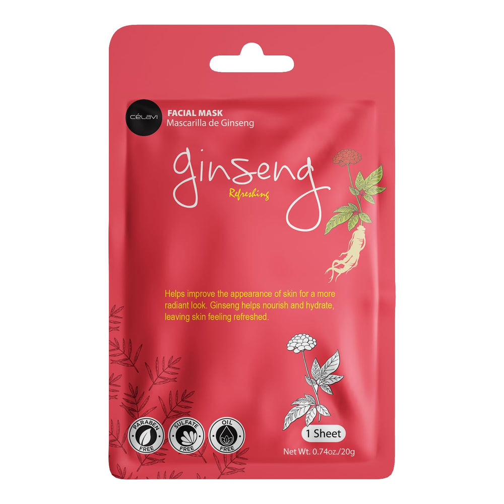 Celavi pomegranate pouch label showing ingredients and radiance benefit