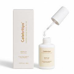 Celebritips front packaging shows compact bottle and long-lasting hold benefit