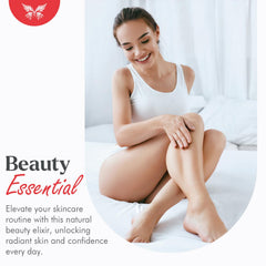 Celestial Psyché applied to face, demonstrating quick hydration benefit