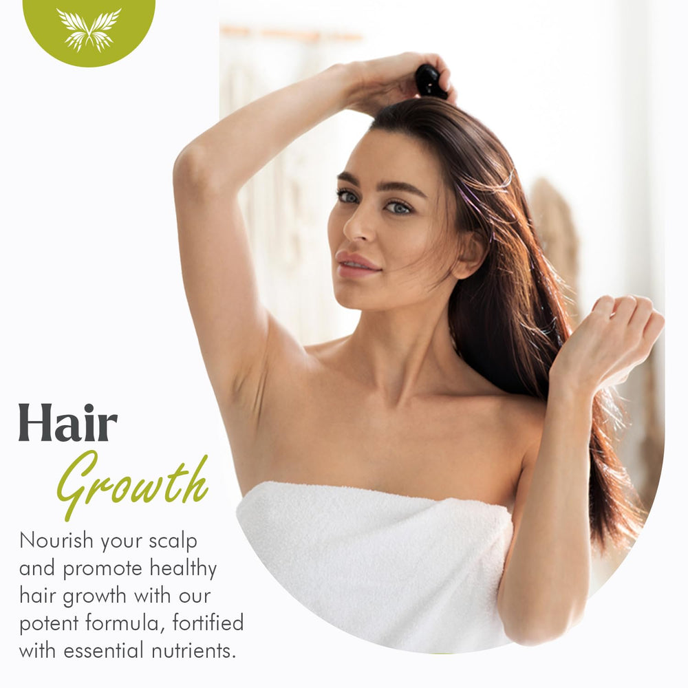 Celestial Psyché scalp massage demonstration promoting hydrated, balanced scalp
