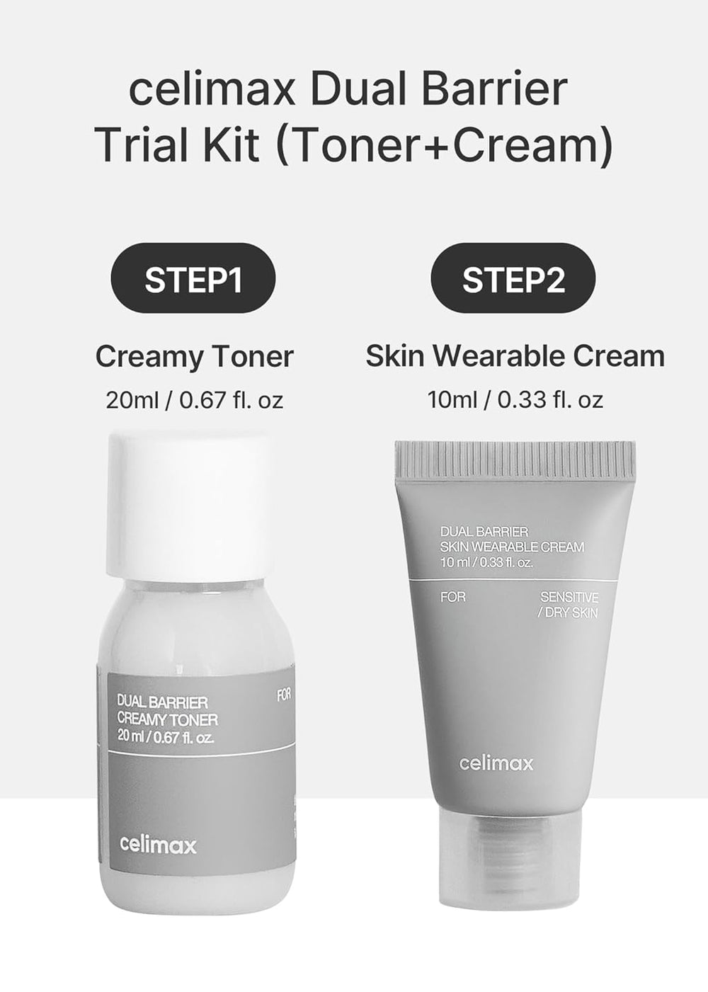 celimax creamy toner texture close-up, silky hydration and gentle application