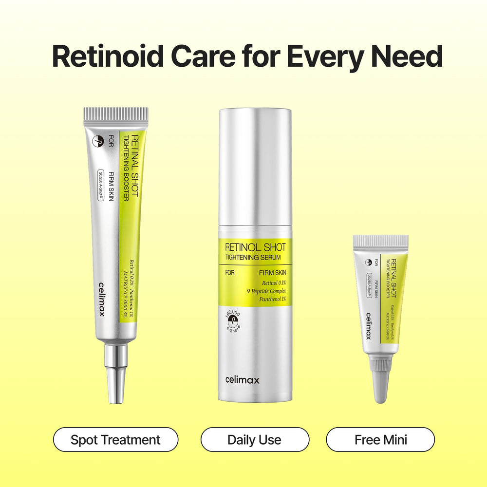 celimax retinol serum texture on fingertip delivering smooth application benefit
