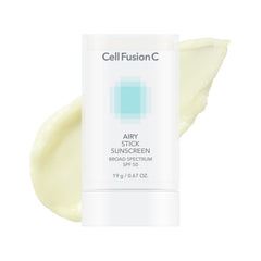 Cell Fusion C airy stick front view showing compact packaging and easy application benefit