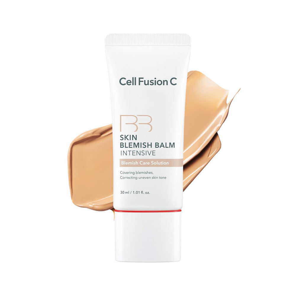 Cell Fusion C front packaging showing compact BB cream and benefit of medium coverage