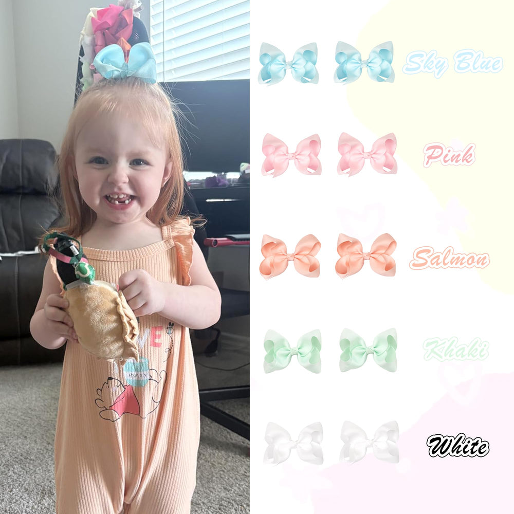CÉLLOT bow clipped in toddler hair showing neat everyday style